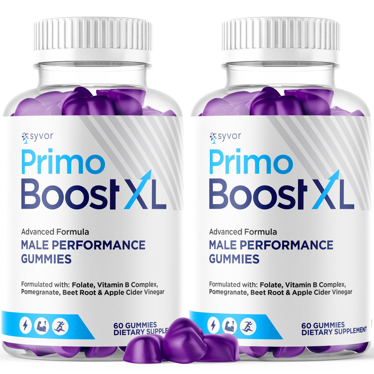 Syvor Primo XL Gummies 120 Gommes vue de face
