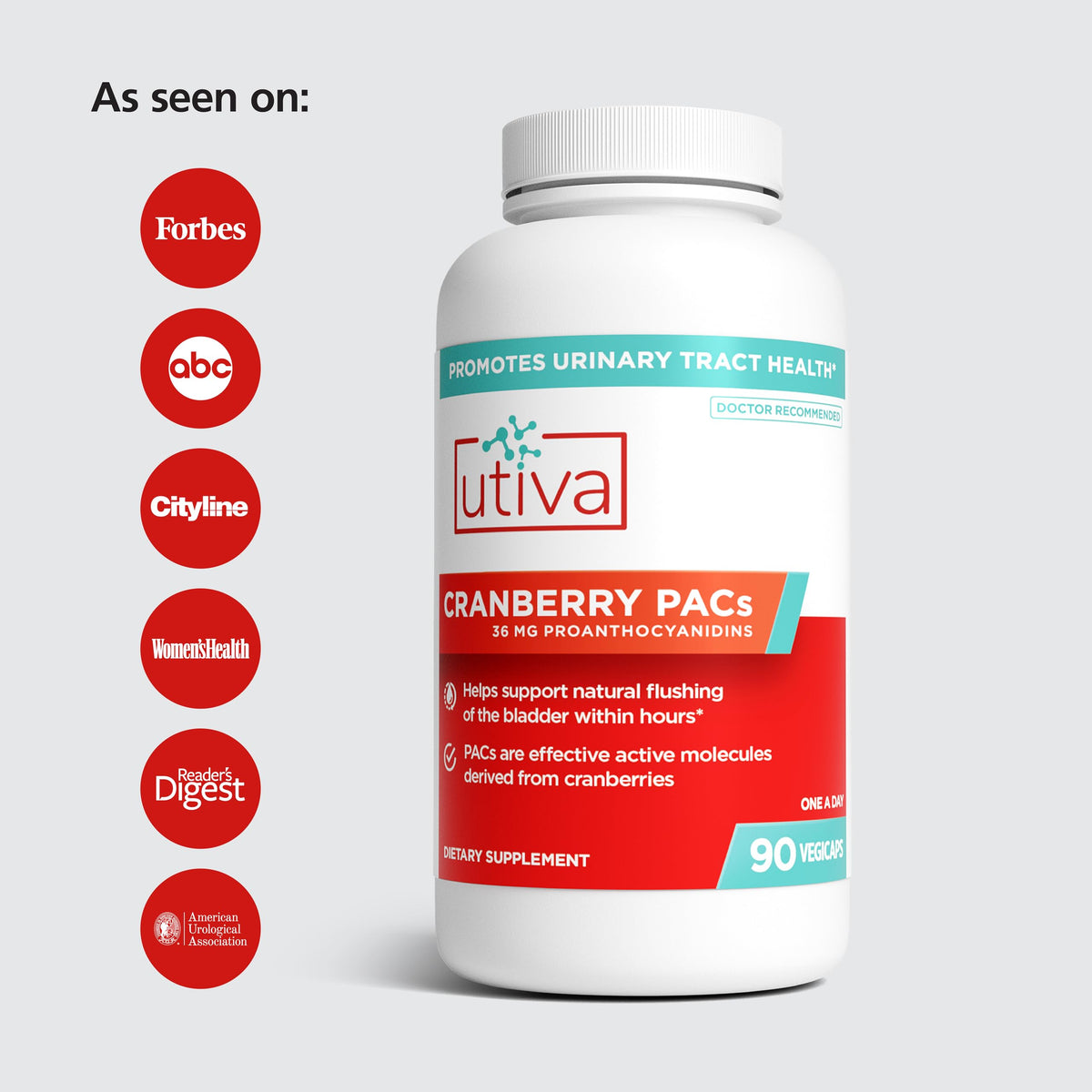 Szio+ Utiva Cranberry PACs 36 mg, nutritional information