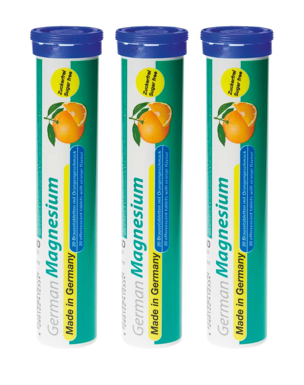 T&D Complément Alimentaire Magnésium 200 mg Effervescent Orange - vue avant