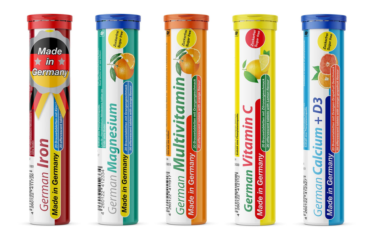 T&D Compléments Alimentaires Effervescents Vegan Boîte de 100 Tablettes