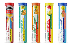 T&D Compléments Alimentaires Effervescents Vegan Boîte de 100 Tablettes
