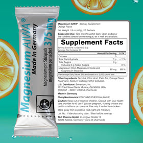 T&D Magnesium AIWA 375 mg Stickpacks, présentation des Stickpacks