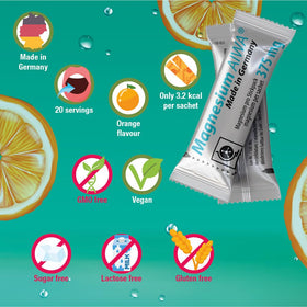 T&D Magnesium AIWA 375 mg Stickpacks, vue de côté