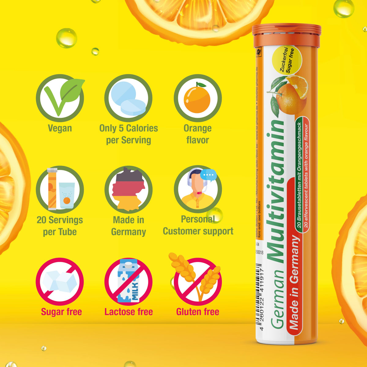 T&D Tablettes Effervescentes Saveur Citron