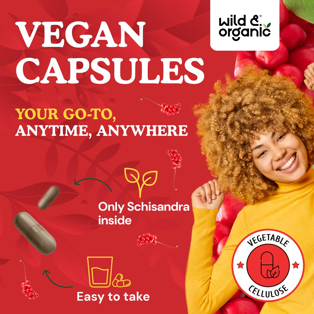 Tableau comparatif des capsules de schisandra avec d'autres compléments
