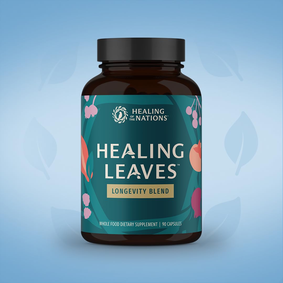 Tableau d'information nutritionnelle des capsules Healing Leaves
