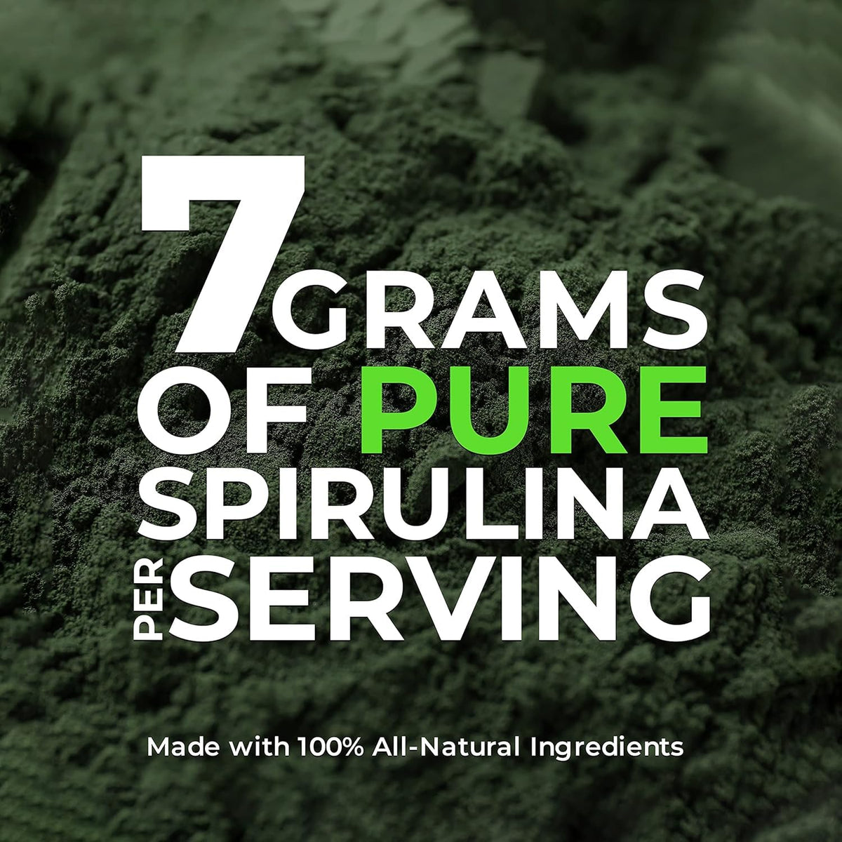 Tableau nutritionnel de la poudre de spiruline