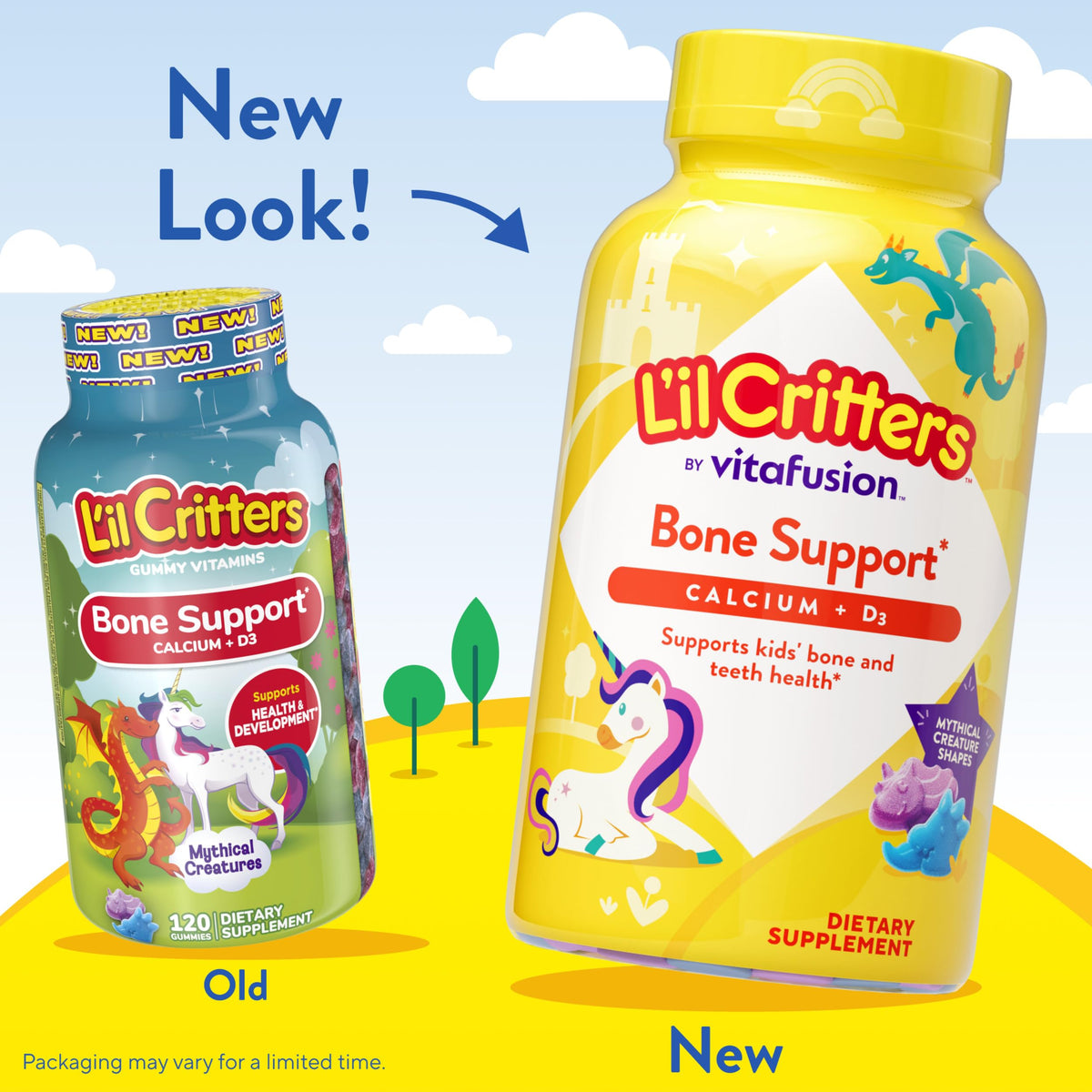 Tableau nutritionnel des gommes L'il Critters