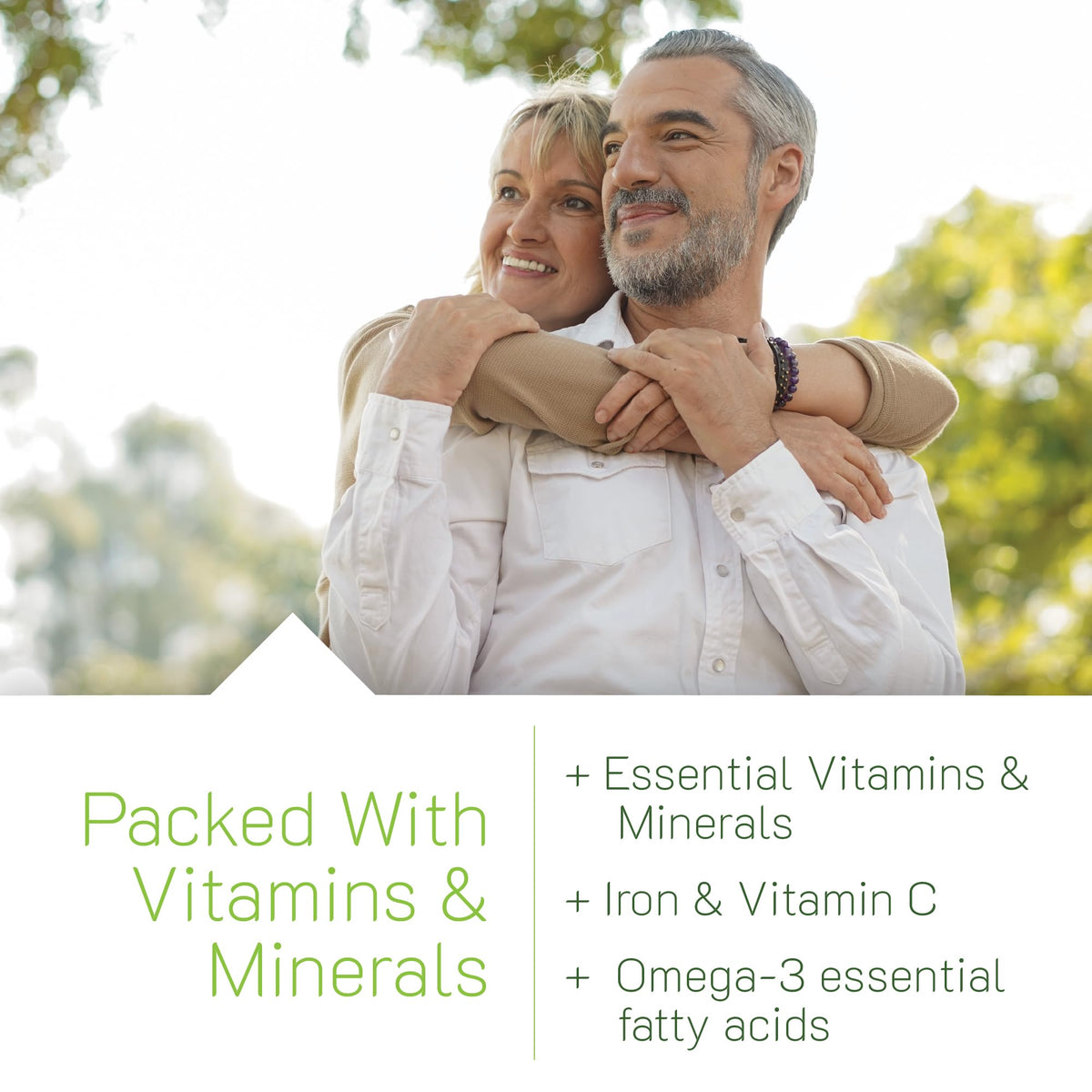 Tableau nutritionnel sur l'emballage des gélules Irwin Naturals