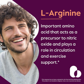 Tablette de BESTVITE L-Arginine 1000mg sur une surface blanche