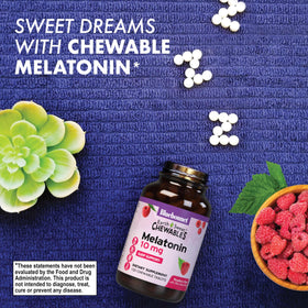 Tablette de BlueBonnet EarthSweet Mélatonine 10 mg avec fruits