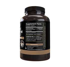 Tablette de capsule de Champignon Maitake PURE ORIGINAL INGREDIENTS sur fond blanc