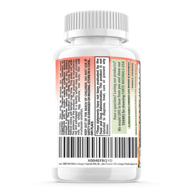 Tablette de collagène FORTE NATURALS à côté d'un verre d'eau