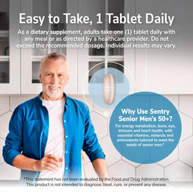 Tablette de multivitamines 21st Century sur une surface en bois