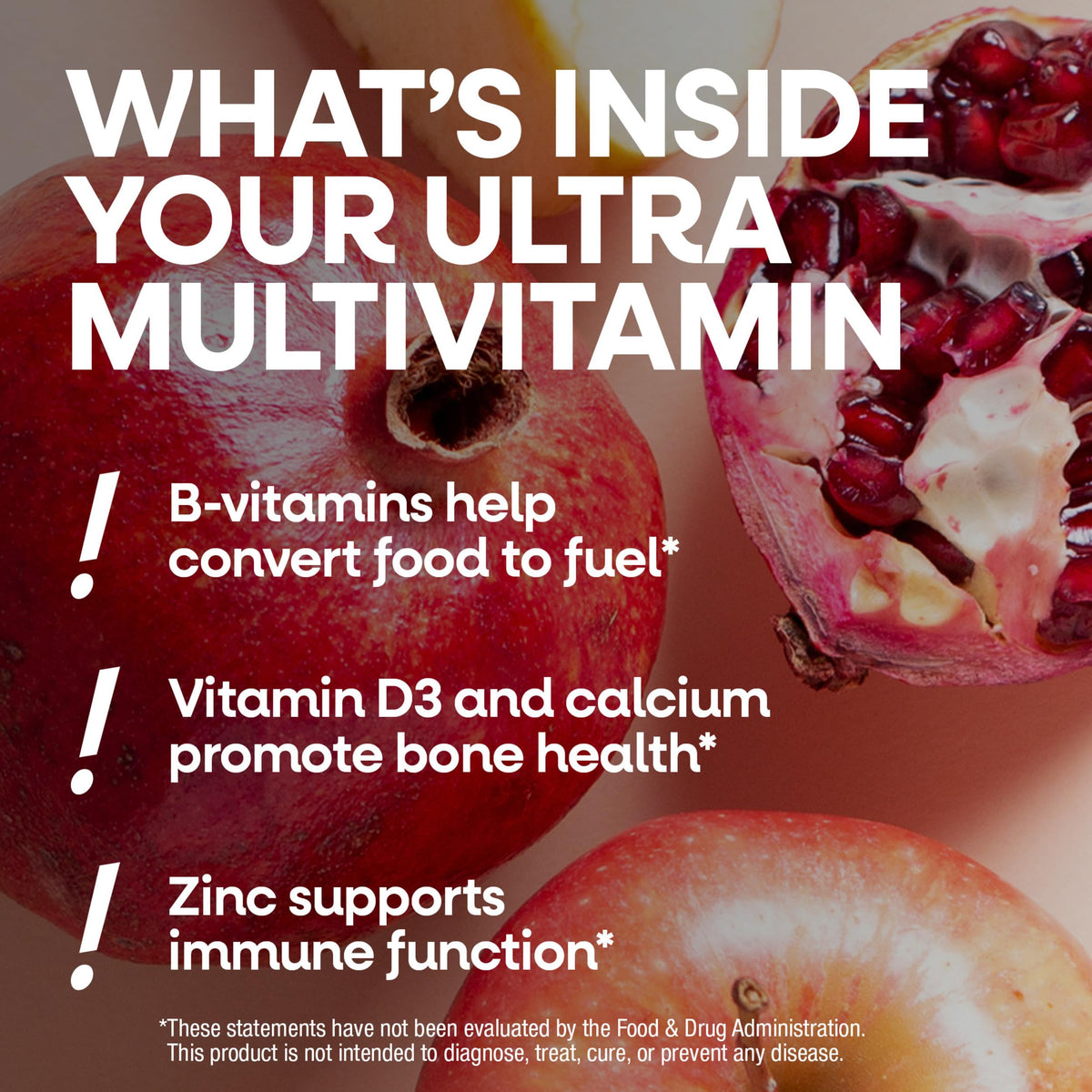 Tablette de Nature's Way Multivitamines Ultra Potency Homme en gros plan