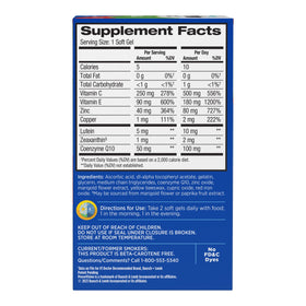 Tablette de PreserVision Luteine avec des vitamines