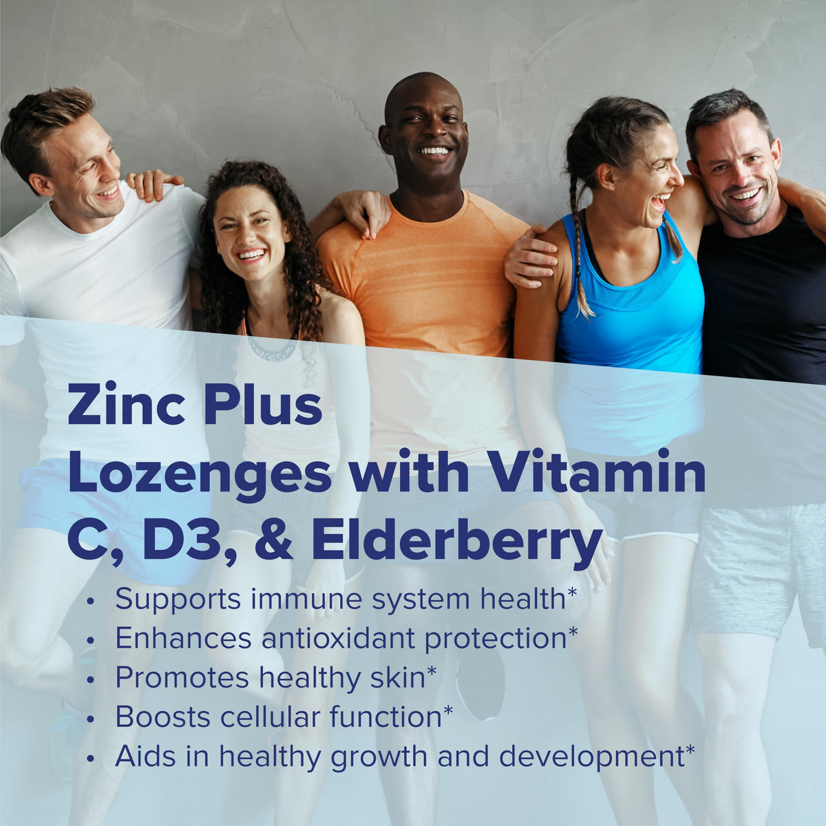Tablette de Zinc Plus en gros plan