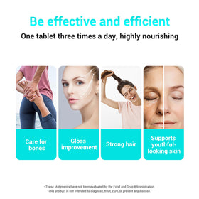Tablette DrBioCare Collagène sur fond neutre