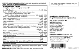 Tablette du Complexe Multivitamines SFI Health sur fond blanc