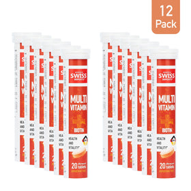 Tablette effervescente Swiss Imports dans un verre d'eau