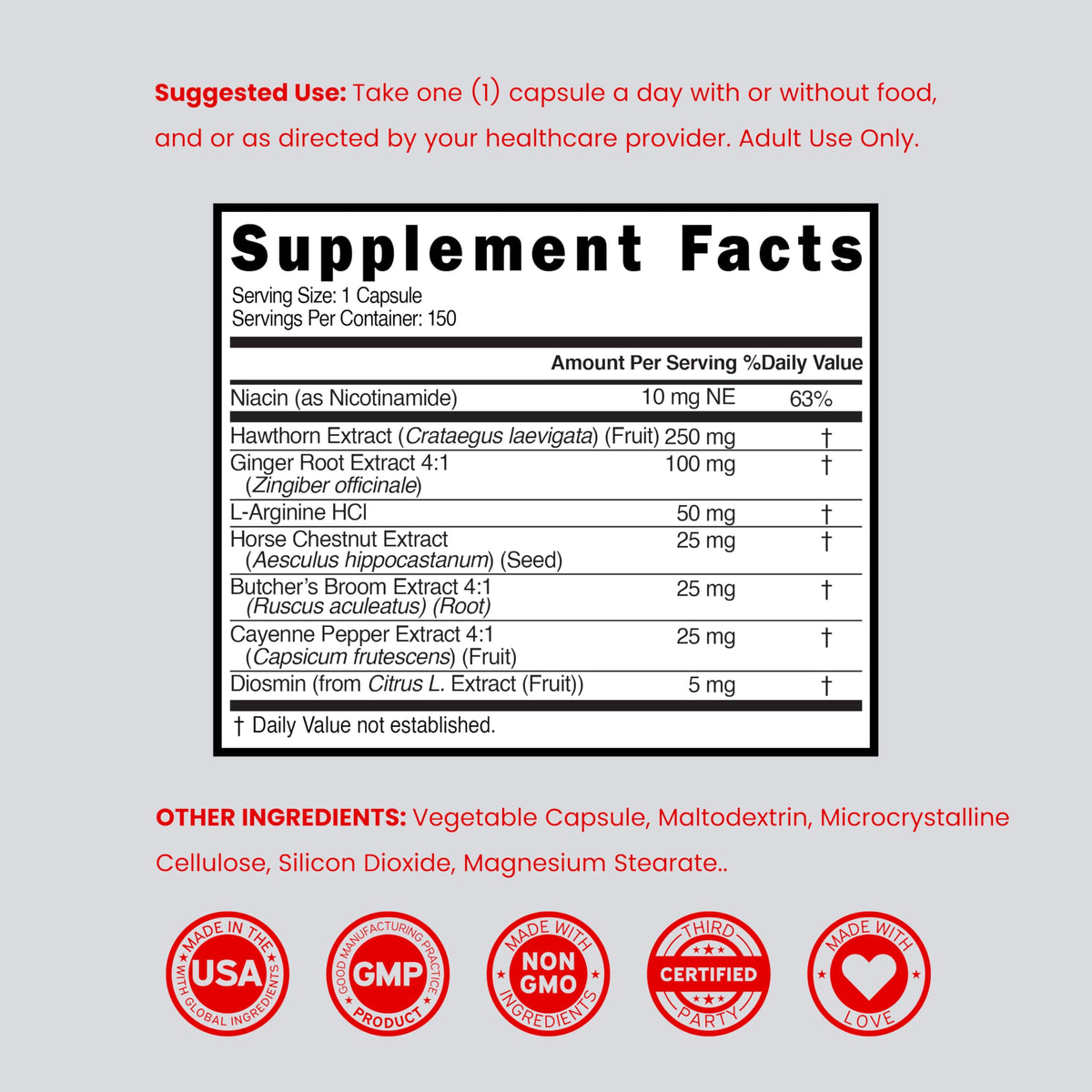 Tablette montrant les capsules DORADO NUTRITION pour circulation sanguine