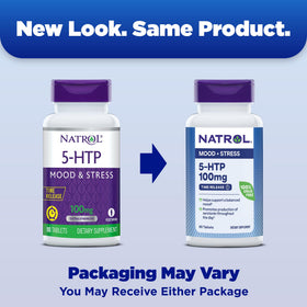 Tablette Natrol 5-HTP 100mg vue de près