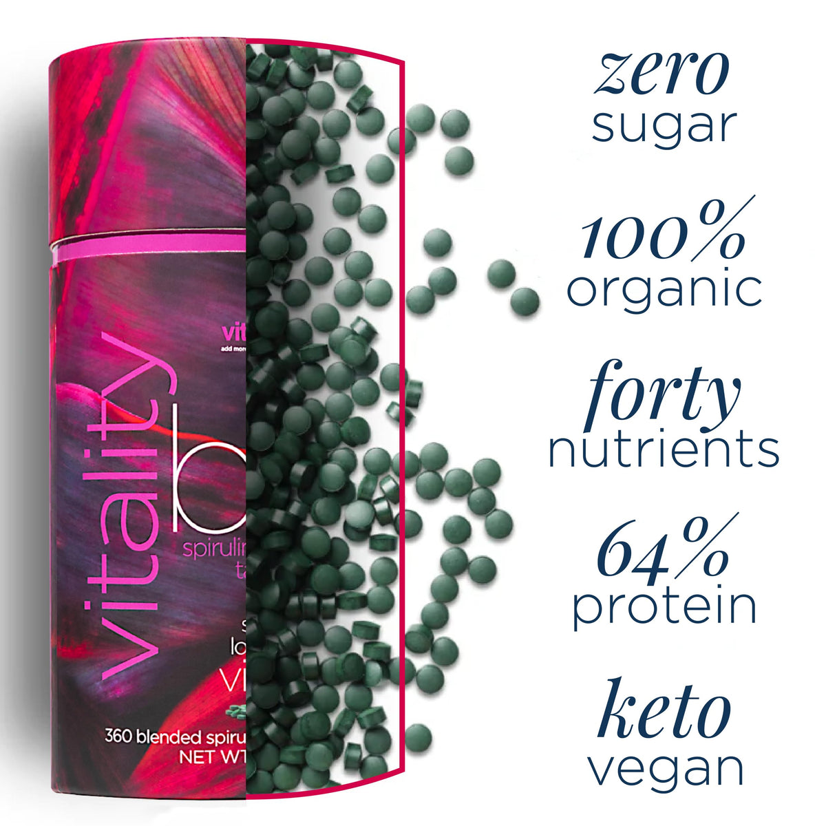 Tablette VITALITYbits d'ENERGYBITS en gros plan