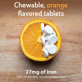 Tablettes à mâcher Fergon Fer Restore avec goût orange