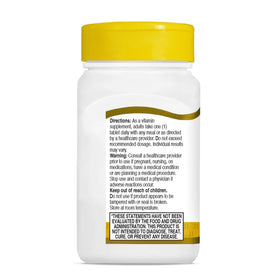 Tablettes B12 1000 mcg sur une surface blanche, mises en avant