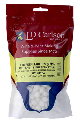 Tablettes Campden Home Brew Ohio 458g vue de face