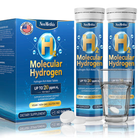 Tablettes d'eau hydrogène NeoMethis en boîte