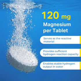 Tablettes d'eau hydrogène Proriginal sur une table