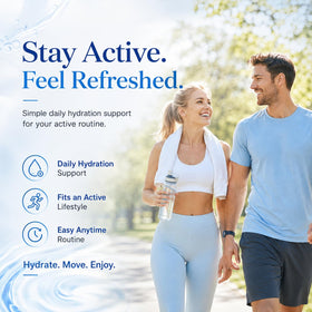 Tablettes d'eau hydrogène RiRywony Health dans un shaker