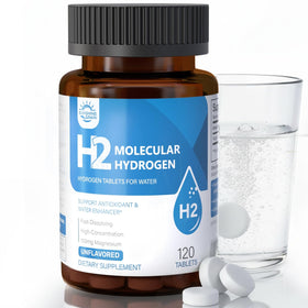 Tablettes d'hydrogène moléculaire Sunshine & Rain, emballage arrière