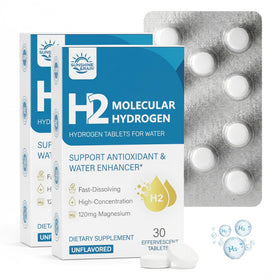 Tablettes d'hydrogène Sunshine & Rain 16 PPM en emballage