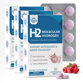 Tablettes d'hydrogène Sunshine & Rain avec emballage