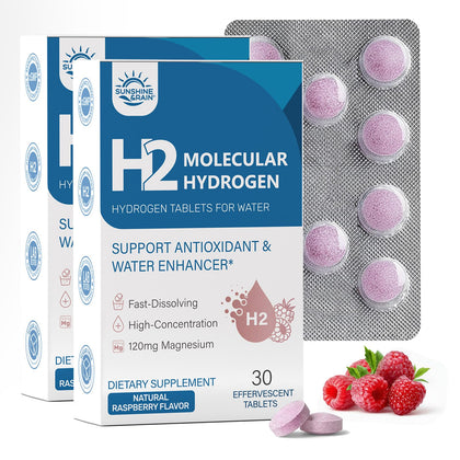 Tablettes d'hydrogène Sunshine & Rain en emballage individuel