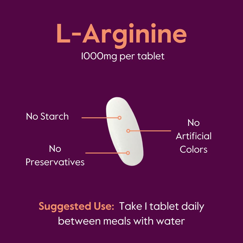 Tablettes de BESTVITE L-Arginine 1000mg dans la main