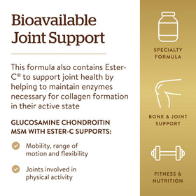 Tablettes de glucosamine chondroitine dans une main