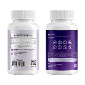 Tablettes de Heivy Fer 325mg avec Vitamine C, vue de près