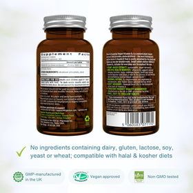 Tablettes de Igennus Vitamine D3 1000 IU dans une assiette