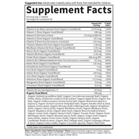 Tablettes de multivitamine Garden of Life Femme sur une table
