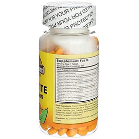 Tablettes de Multivitamines Daily Vite de Nature's Blend dans un bol