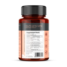 Tablettes de pureclinica Horny Goat Weed sur une surface en bois