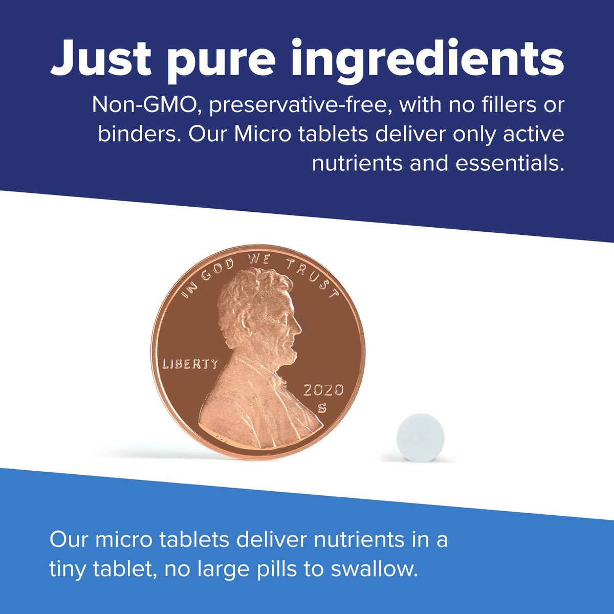 Tablettes de Sélénium 200 mcg de quality Source dans une main