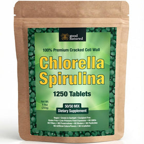 Tablettes de spiruline et chlorelle Good Natured en sachet