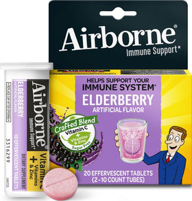 Tablettes effervescentes Airborne 1000mg de Vitamine C, emballage avant