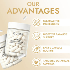 TACOHO Nuora Capsules de Santé Intestinale avec un verre d'eau