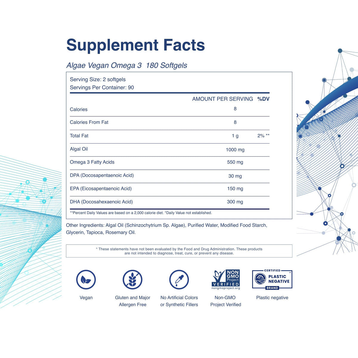 TAHIRO Omega-3 Végétal gélules ouvertes montrant leur taille