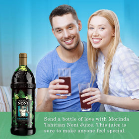 Tahitian Noni Jus Authentique 2x 1L - bouteille ouverte